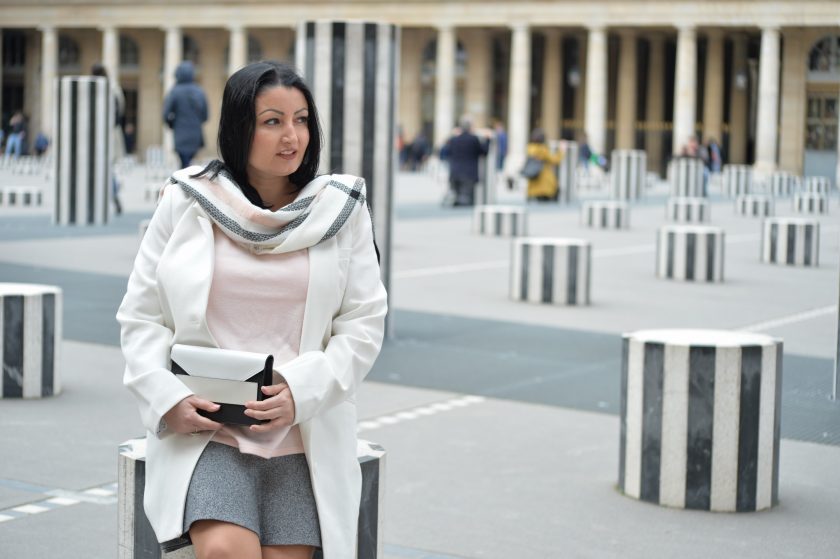Blog mode melolimparfaite Narciso Rodriguez for her look palais royal assise narciso