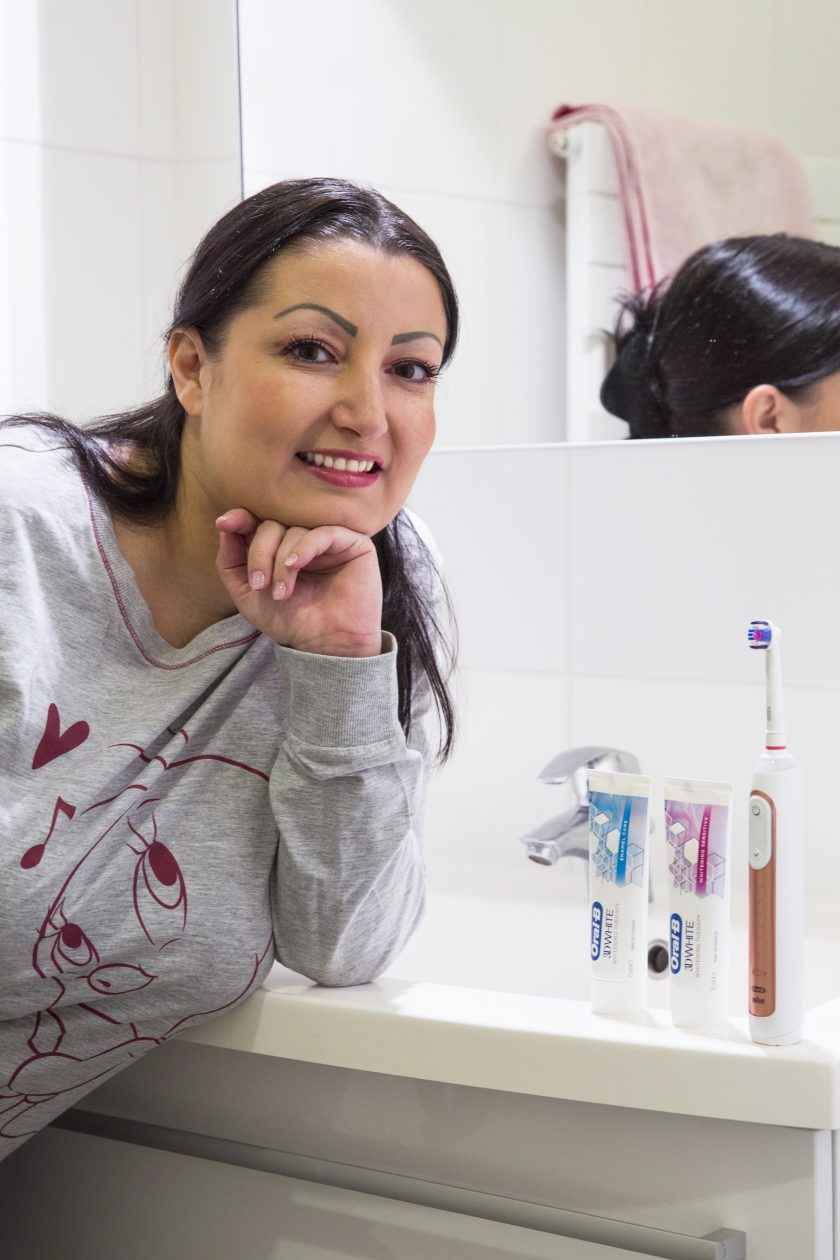 Blog lifestyle melolimparfaite Oral-B 3D white whitening therapy après brossage